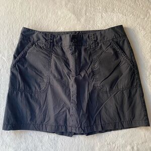 Vintage Dockers Skirt Skort Black Size 8 Y2K 100% Cotton
